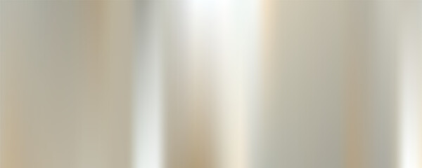 Fototapeta premium Elegant nude beige backdrop features flowing gradient waves in cream and ivory, soft silk-like texture with warm golden light creates luxurious abstract studio background. Vector illustration.