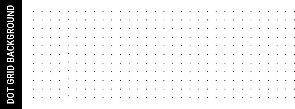 Pattern grid white with millimeter blueprint paper and background black notebook. Graph lattice mm with architect pattern thin and yellow tech dot. Drawing vector pattern with map checker.