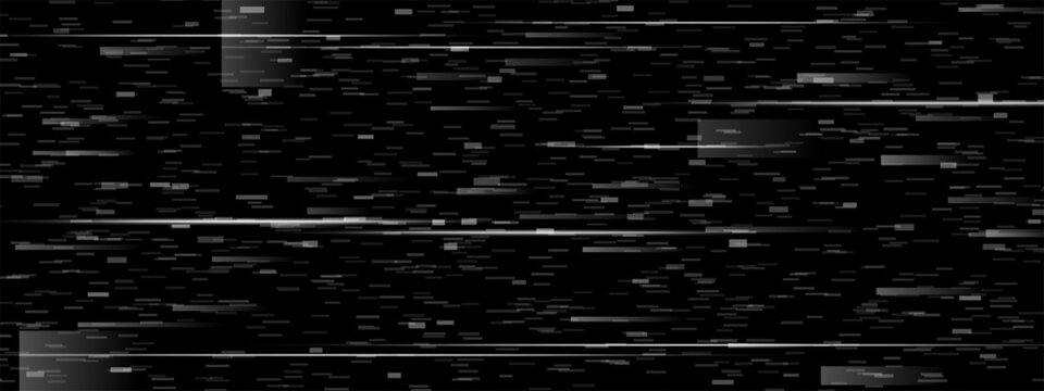 Green tv glitch screen. Pixel noise filter with cctv overlay effect. Y2k pattern in vintage film camera background. Abstract dither video graphic. White interference signal technology from analog 80s.