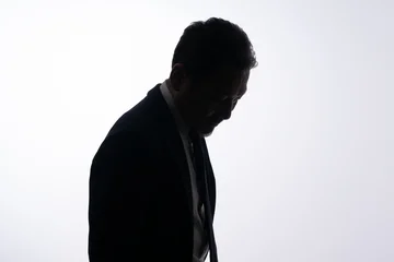 Fotobehang Ridders 落ち込む男性  © naka