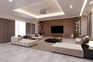 Modern Interior Living room Design 