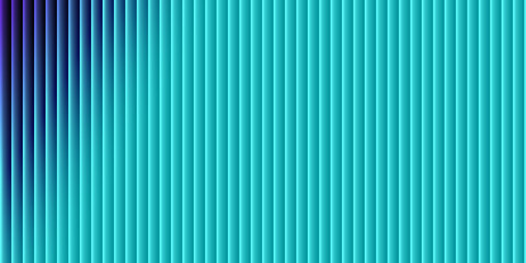 Obraz premium Vibrant abstract background featuring a seamless pattern of repeating vertical cyan and deep blue gradient stripes creating a modern dynamic visual effect
