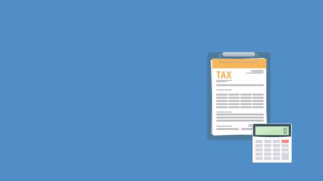 tax form and calculator with the word tax free	