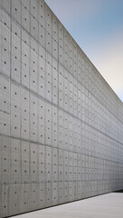 concrete block wall