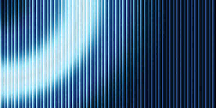 Abstract blue gradient vertical stripes creating a dynamic swirling pattern with blue hues transitioning smoothly from light to dark