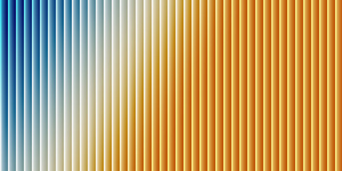 Vibrant vertical gradient pattern featuring a range of colors from blue to orange creating a striking visual effect © Gizmo
