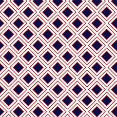 Abstract royelblue and red colour daimond shape pattern can be used as background ,textile fabric etc.