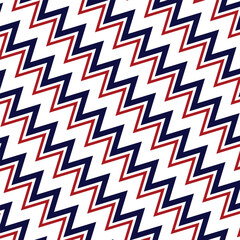  Abstract royelblue and red colour diagonal zig zag line pattern can be used as background ,textile fabric etc