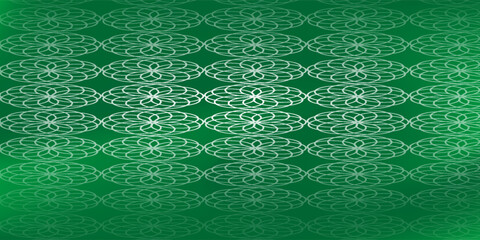 Islamic pattern background in gradient of green and white design elegant art opacity modern