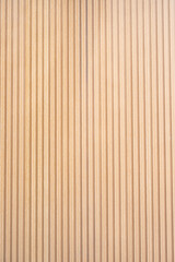 Fototapeta premium Vertical shot of wooden planks for wallpaper . Timber planks as textured background for design .