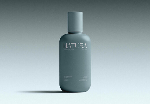 Cosmetic Lotion Bottle Mockup