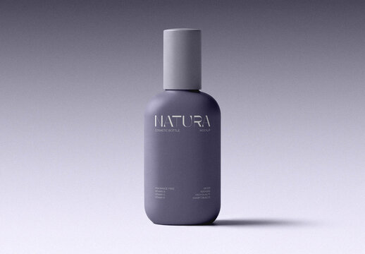 Cosmetic Shampoo Bottle Mockup