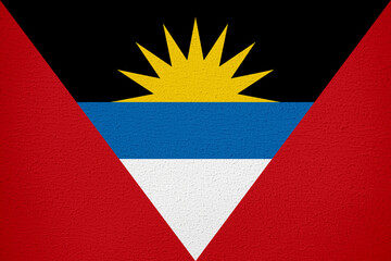 Antigua And Barbuda Flag With
