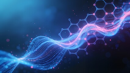 Abstract wave and molecular structure