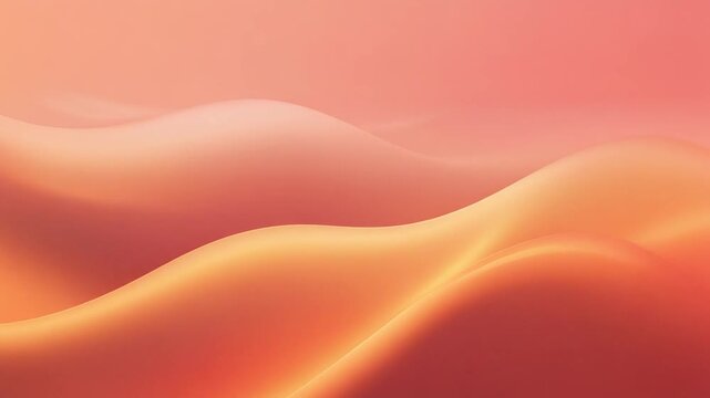 Warm pink orange gradient glowing golden undertones dreamy cinematic softness elegant surreal ethereal ambience cascading softly glowing futuristic abstract unique style