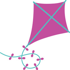 Colorful Kite Toy illustration