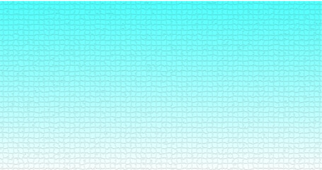 Light blue and white gradient mosaic tile background, light blue and white rough, grainy banner background