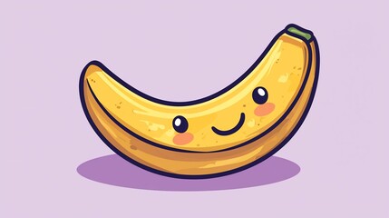 Cute Banana Illustration