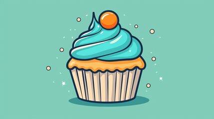 Cute Cupcake Illustration (8)