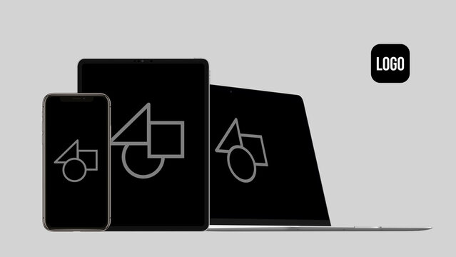 Poster Devices 18 &ndash; Opener for Mobile Desktop and Tablet Screens Motion Graphics Typography Intro for Video and Digital Media