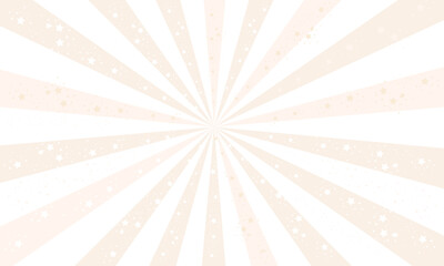 Sunrays banner design Shades of White colored background. Sun rays, starbust with stars.eps