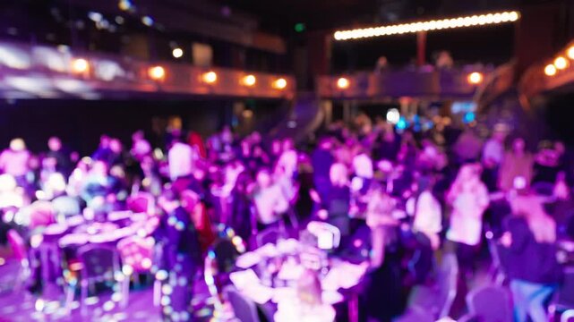 Vibrant concert scene. Scene captures dynamic musical performance with enthusiastic spectators