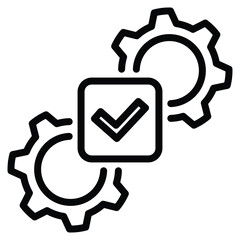 Functional Icon Line Vector Illustration