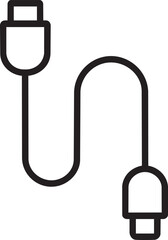 USB cable connector for data transfer and charging