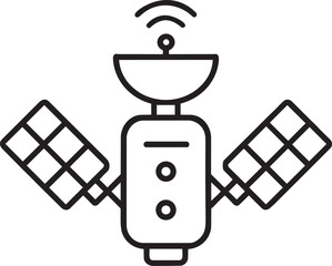 Artificial satellite orbiting earth for communication