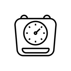 Obraz premium technology scale body icons minimalist flat style design, technology scale body Vector illustration on white background