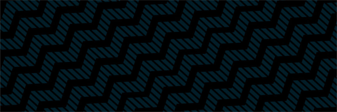 Seamless geometric zigzag pattern. Vector art.