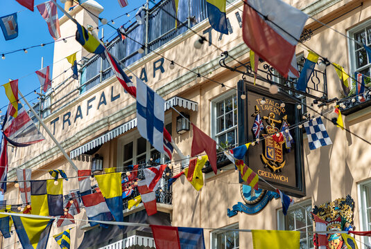 London, United Kingdom - April 19, 2025: A picture of the Trafalgar Tavern in Greenwich.