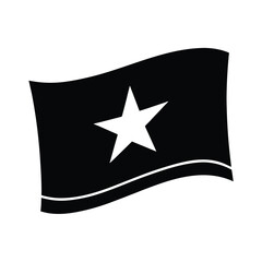 vietnam flag folded fabric mockup