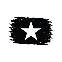 vietnam flag rough wall texture