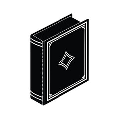 vintage hardcover book icon
