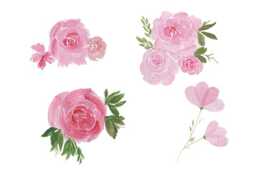 abstract watercolor flowers, leaves illustration set - green leaf branches collection for wedding, greetings, stationary, wallpapers, fashion, background. olive, green leaves, Eucalyptus etc.