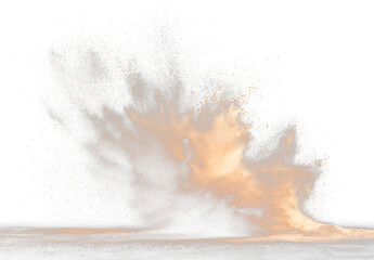 Realistic Desert Sand Dust Explosion Effect PNG Overlay © Татьяна Куриленко