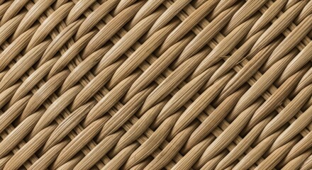 Woven Rattan Texture Background