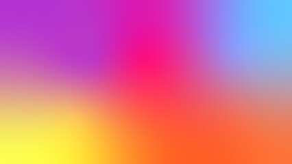 Vibrant abstract background featuring a smooth gradient of colorful hues