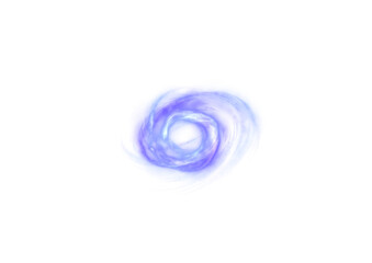 Abstract Swirling Galaxy Vortex in Blue and Purple