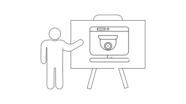 Security Camera Presentation - Outlining Surveillance Technology and Its Applications.
