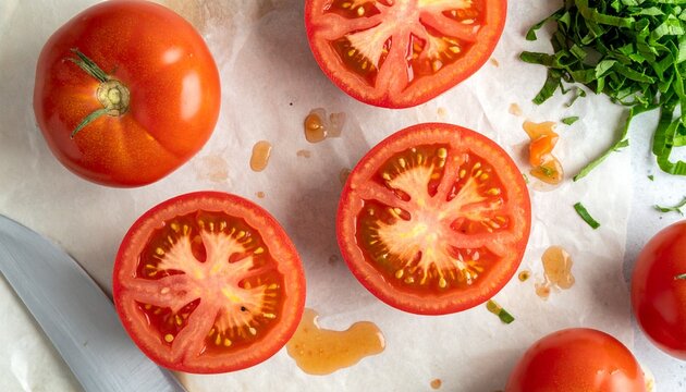 Tomato concass&eacute; technique
