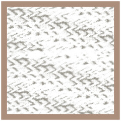 grey beige white colors square frame modern hand drawn geo plaid line plaid, ge organic animal skin mixed textures border design