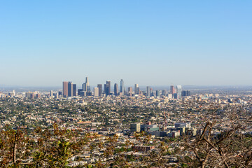 Obraz premium Panorama of Los Angeles city in California. USA