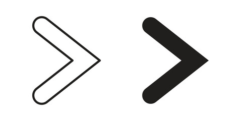 Fototapeta premium Is greater than icon and symbol. Vector illustration.eps