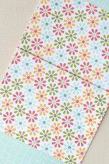 cards with floral pattern
