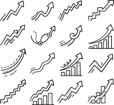 graph, diagram, icon, pentogram, sign, diagram, symbol, for website, for mobile, for game, arrow
