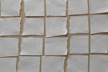 torn paper squares background