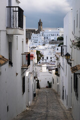 Obraz premium historic center of the medieval city of Vejer de la Frontera in spain