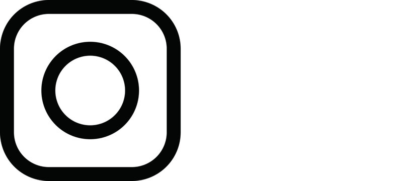 Instagram Social Media Logo &ndash; Popular Social Media Icon, Instagram logo, Instagram icon, Instagram social media, instagram black and white, insta icon